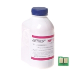 Тонер + чіп HP CLJ CP1215 Magenta, (50 гр) (IPM, LJ-SET102B1)